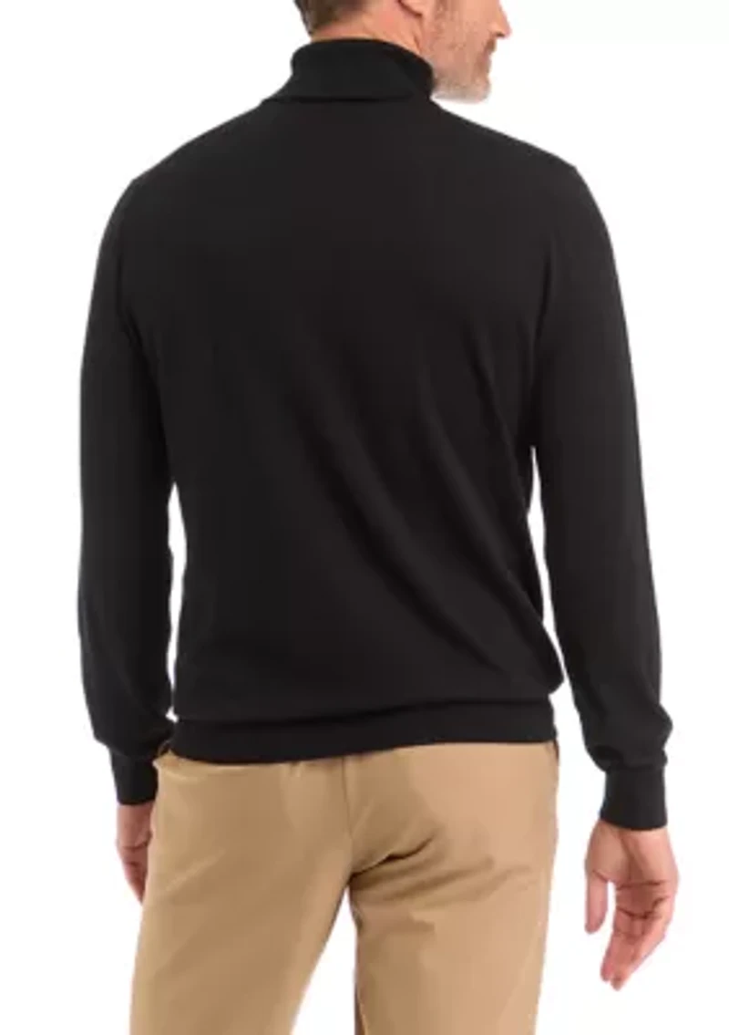 Men's Fine Gauge Turtleneck Sweater