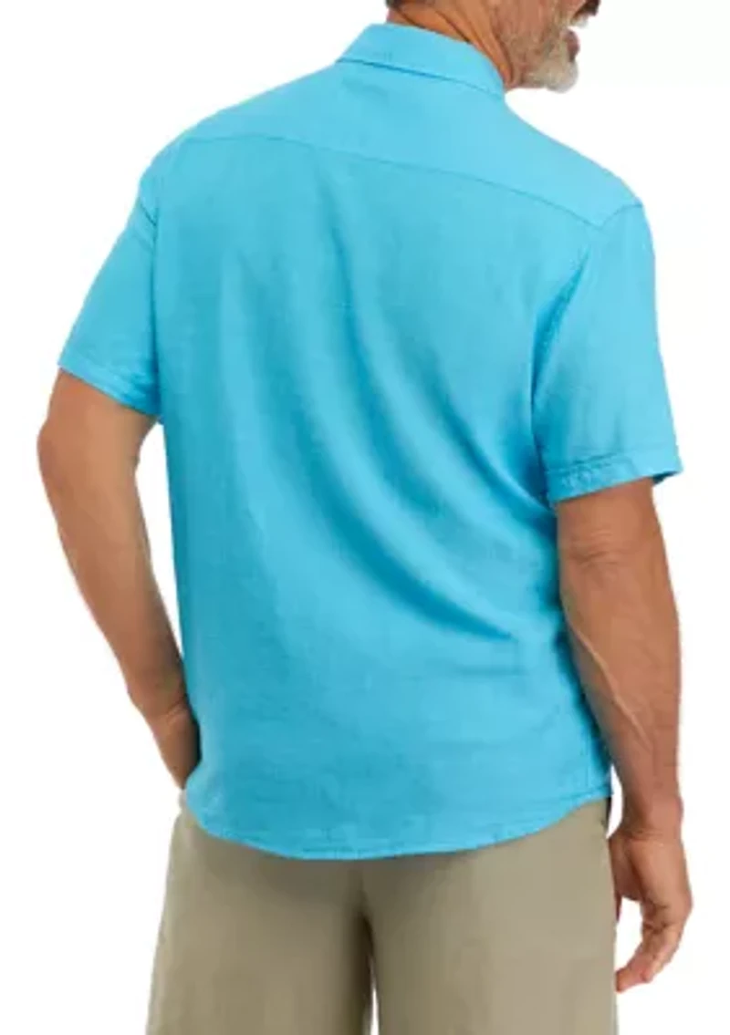 Short Sleeve Linen Shirt