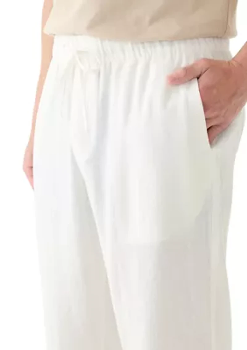 Men's Linen Drawstring Pants