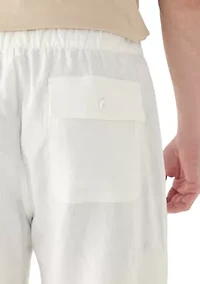 Men's Linen Drawstring Shorts