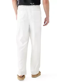 Men's Linen Drawstring Pants