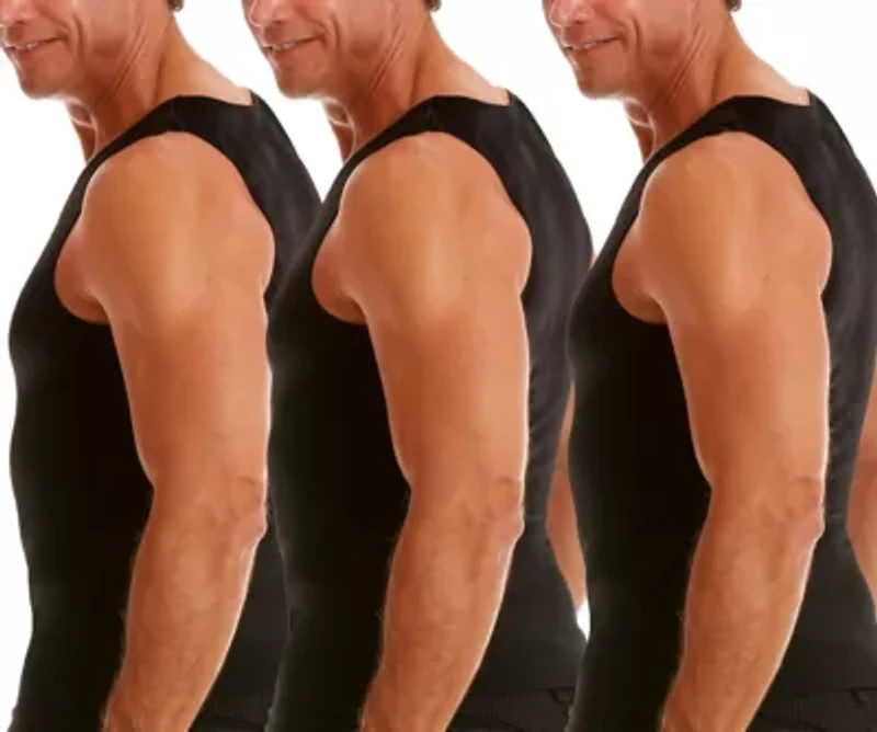 Big & Tall 3-Pack Compression Muscle Tanks
