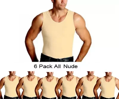 Big & Tall 6-Pack Compression Muscle Tanks