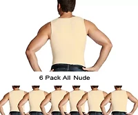Big & Tall 6-Pack Compression Muscle Tanks
