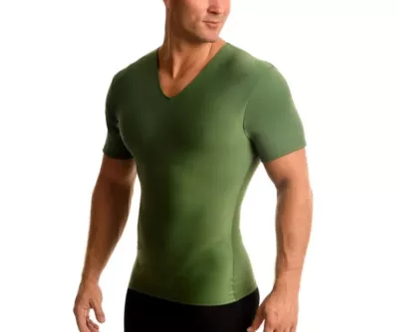 Big & Tall Active Compression Short Sleeve V-Neck
