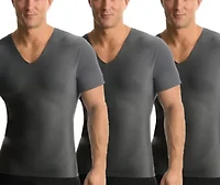 Big & Tall 3-Pack Activewear Short Sleeve V-Necks