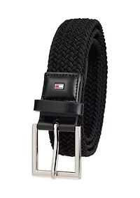 Fully Adjustable Stretch Fabric Web Boxed Belt