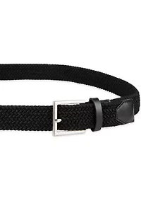 Fully Adjustable Stretch Fabric Web Boxed Belt