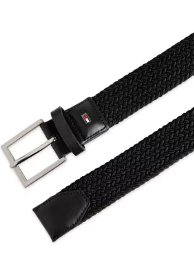 Fully Adjustable Stretch Fabric Web Boxed Belt
