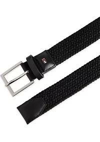 Fully Adjustable Stretch Fabric Web Boxed Belt