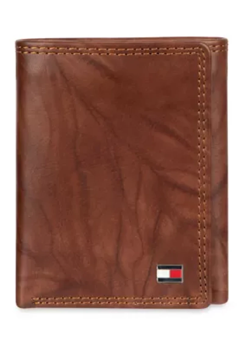 Crunch Leather Trifold Wallet