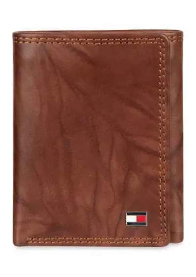 Crunch Leather Trifold Wallet