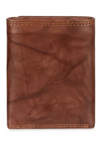 Crunch Leather Trifold Wallet