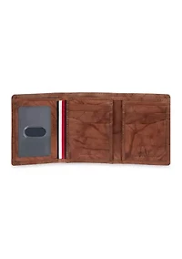 Crunch Leather Trifold Wallet