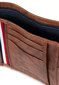 Crunch Leather Trifold Wallet