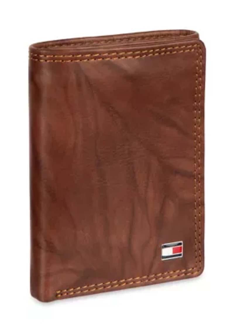 Crunch Leather Trifold Wallet