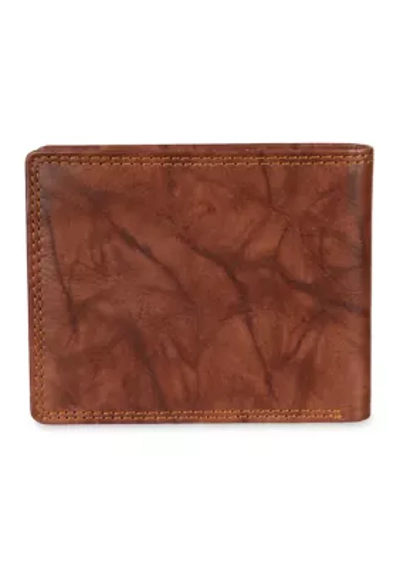 Crunch Leather Slimfold Wallet