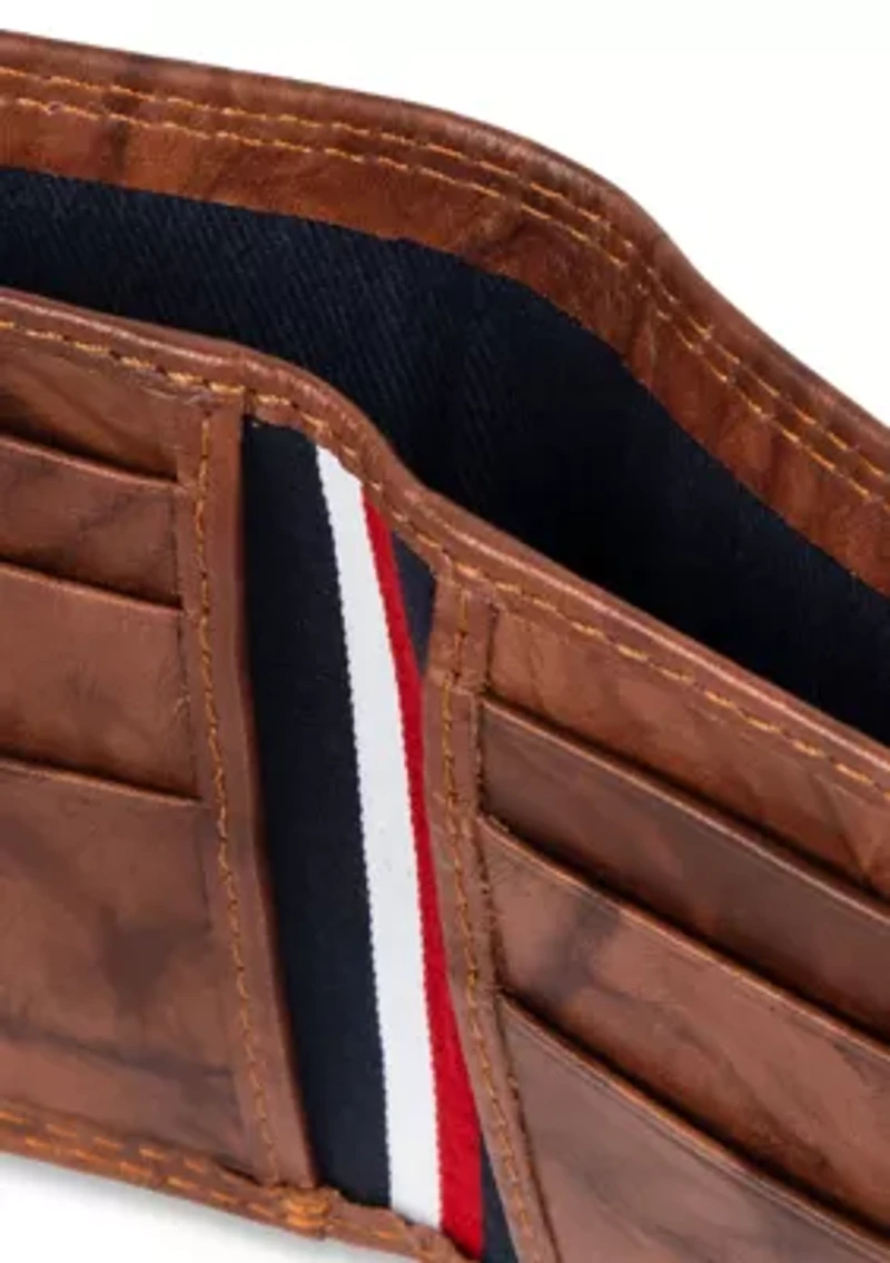 Crunch Leather Slimfold Wallet