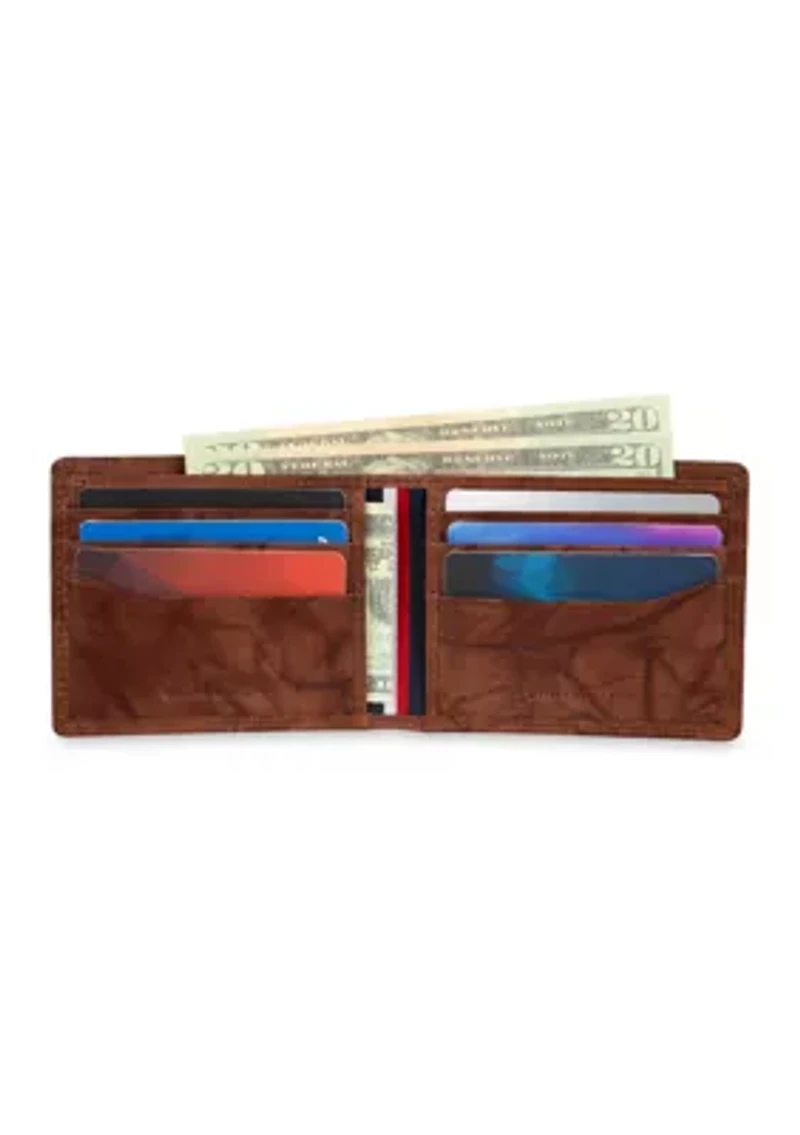 Crunch Leather Slimfold Wallet