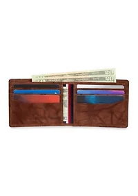 Crunch Leather Slimfold Wallet