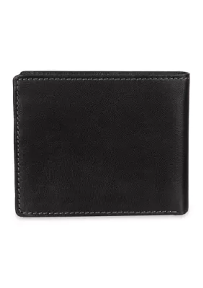 Extra Capacity Leather Slimfold Wallet