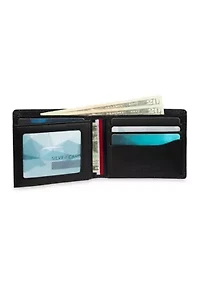 Extra Capacity Leather Slimfold Wallet