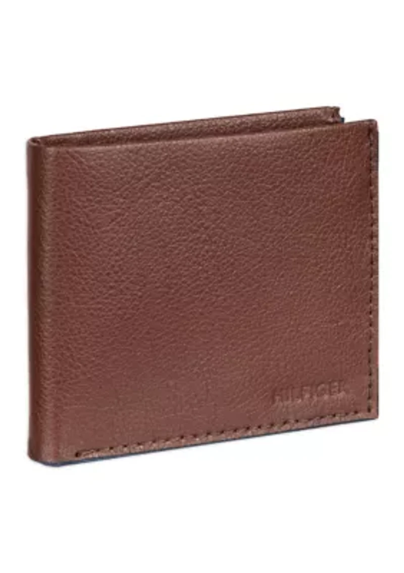 Global Strip Leather Traveler Wallet