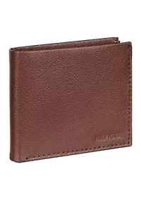 Global Strip Leather Traveler Wallet
