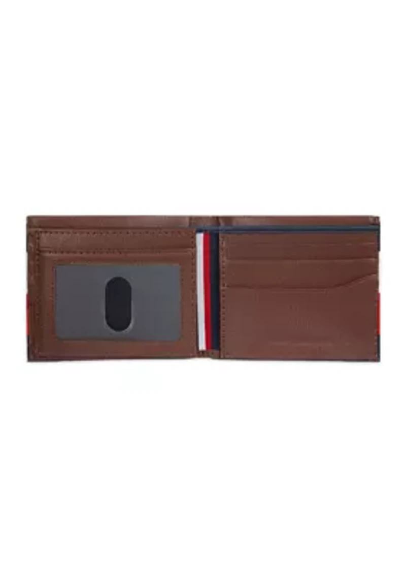 Global Strip Leather Traveler Wallet