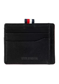 Card Case Wallet with Airtag Key Fob Pocket
