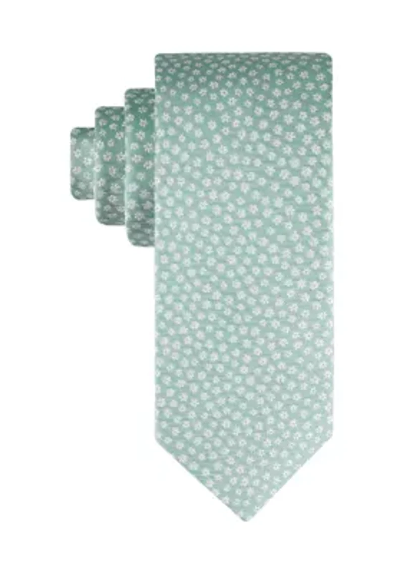 Mini Floral Pattern Necktie