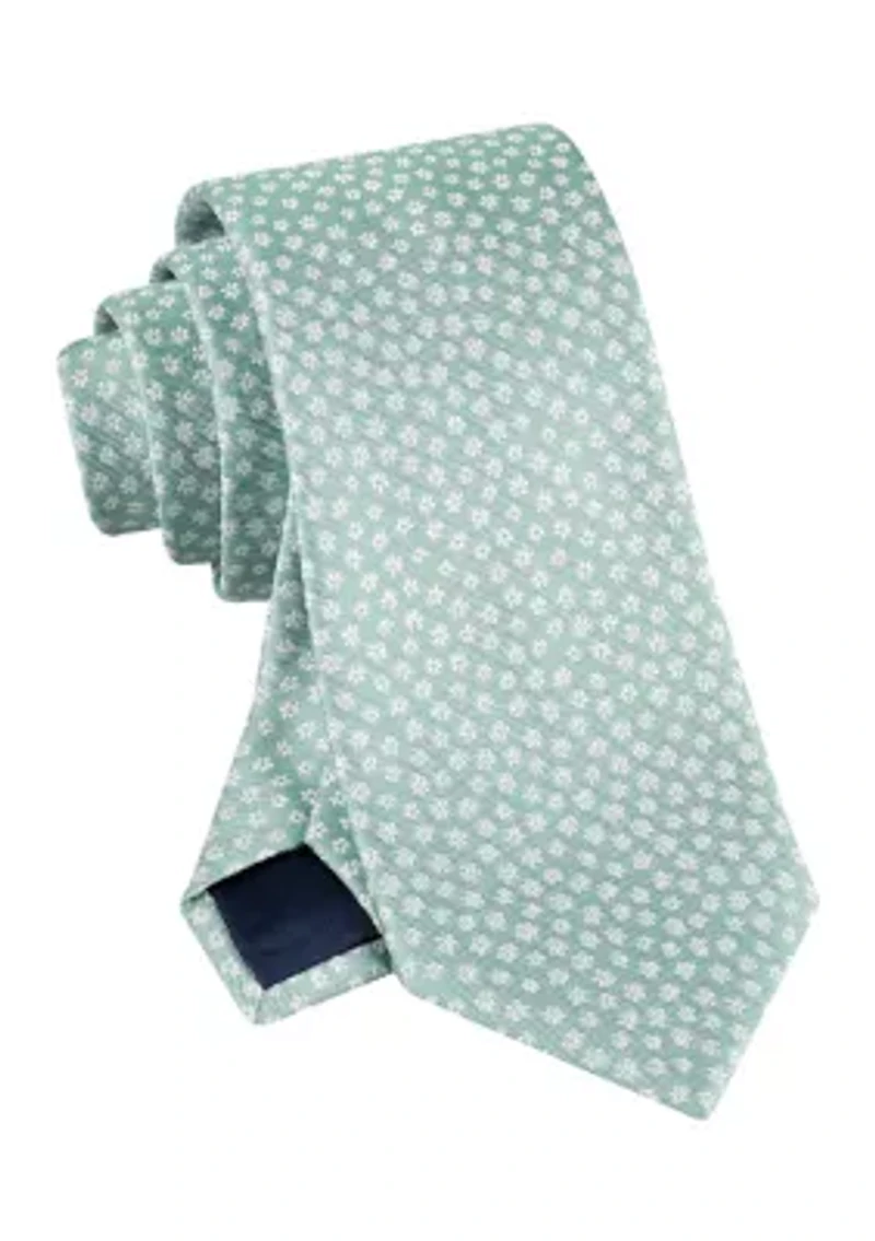 Mini Floral Pattern Necktie