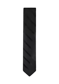 Tonal Textured Stripe Regular Width Necktie