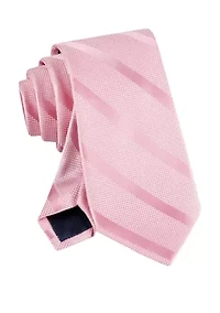 Tonal Textured Stripe Regular Width Necktie