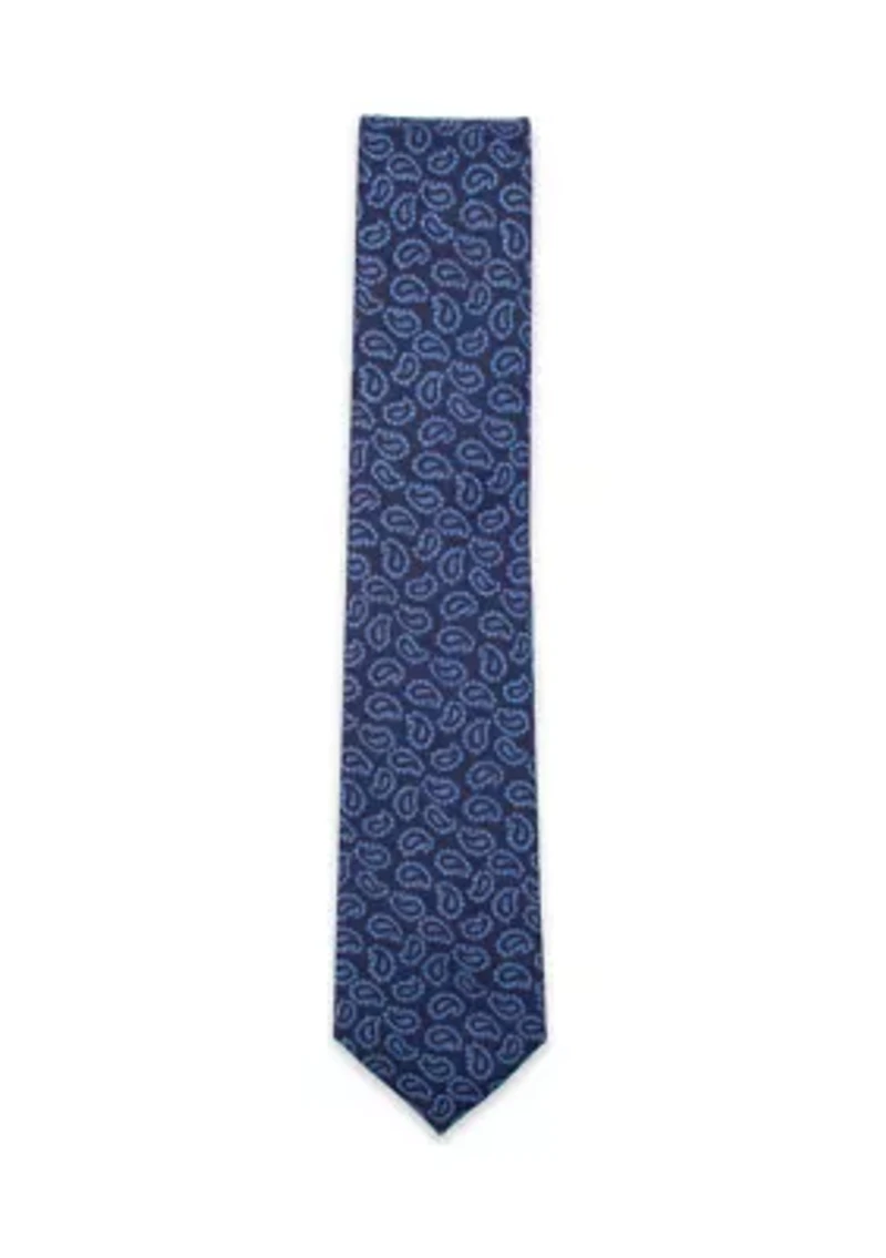Pine Paisley Pattern Tie