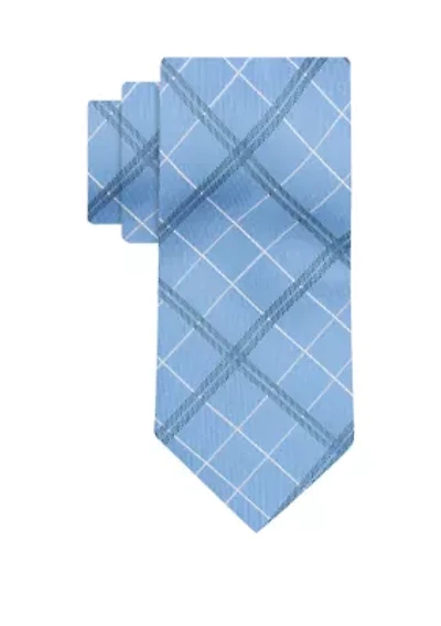 Windowpane Pattern Tie