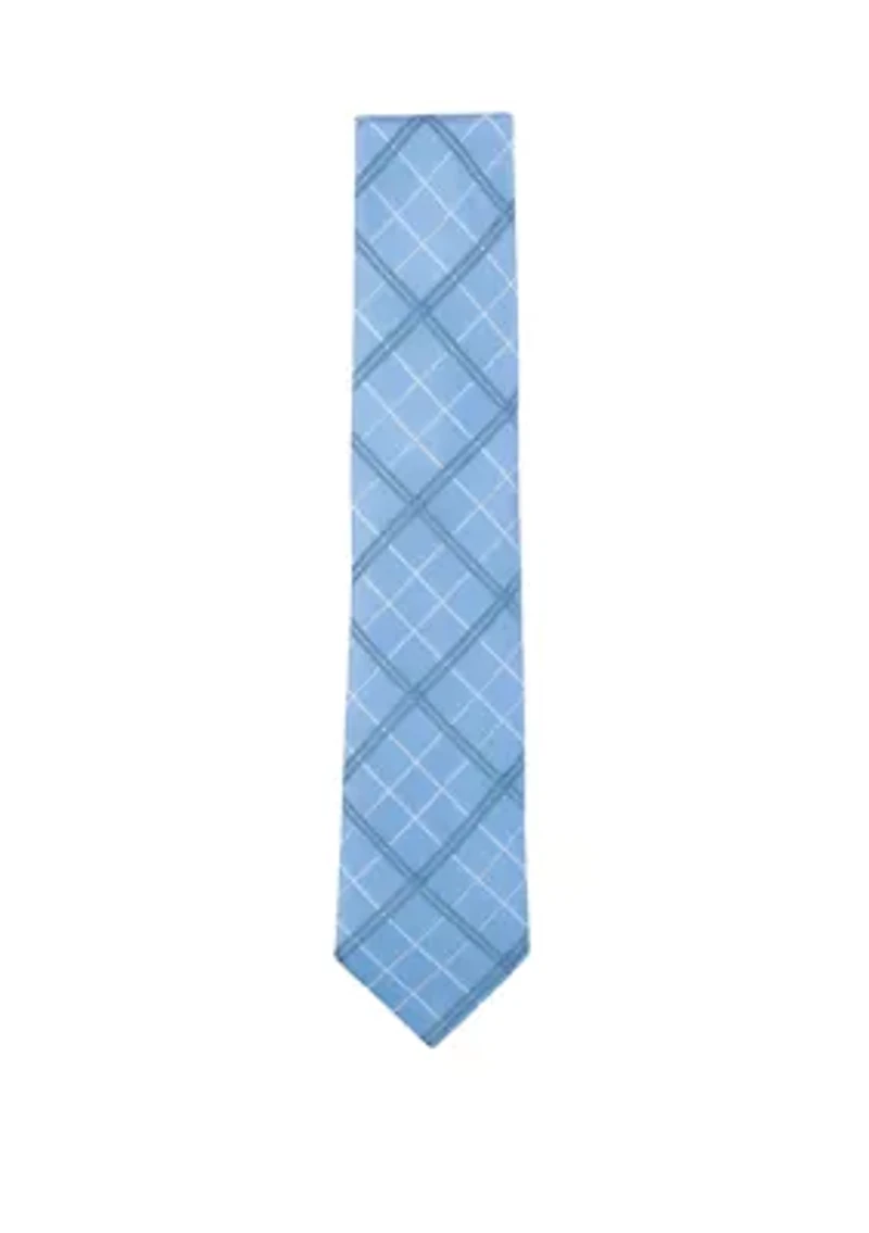 Windowpane Pattern Tie