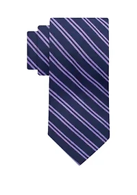Double Stipe Pattern Tie