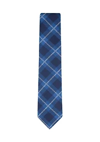 Windowpane Printed Tie
