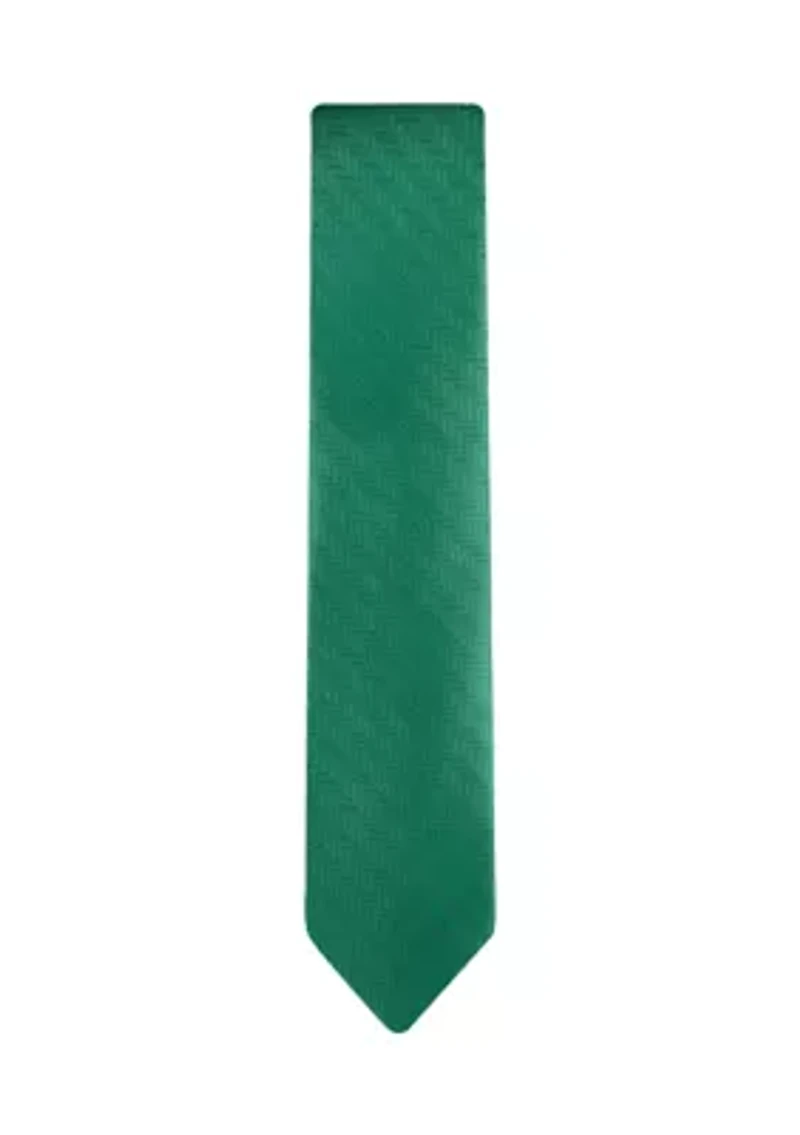 Men's Textured Solid Tie