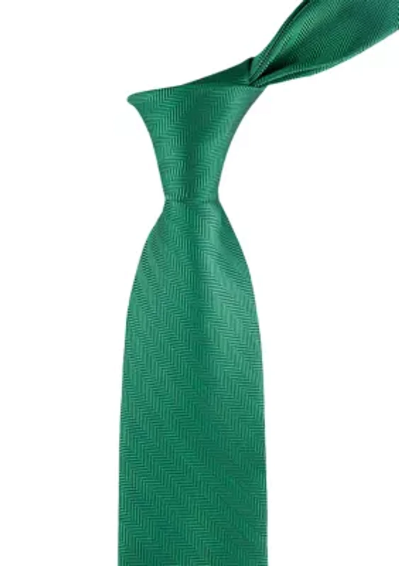 Men's Textured Solid Tie