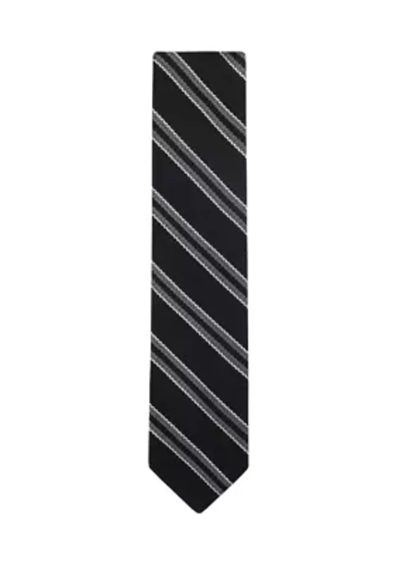 Textured Stripe Tie