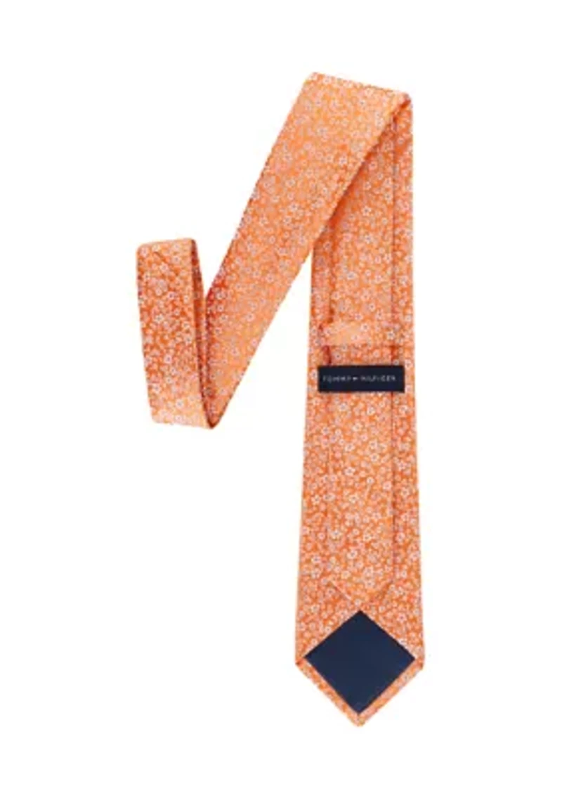 Micro Floral Necktie