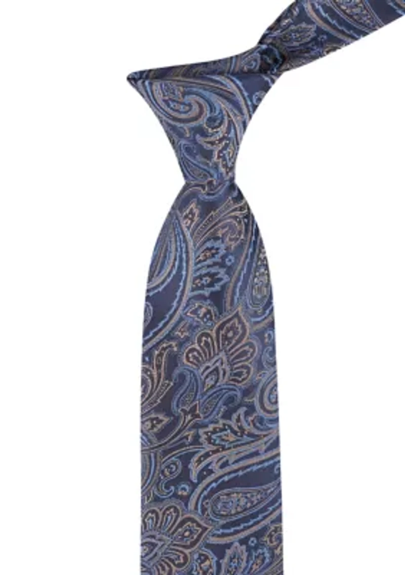 Silky Paisley Tie