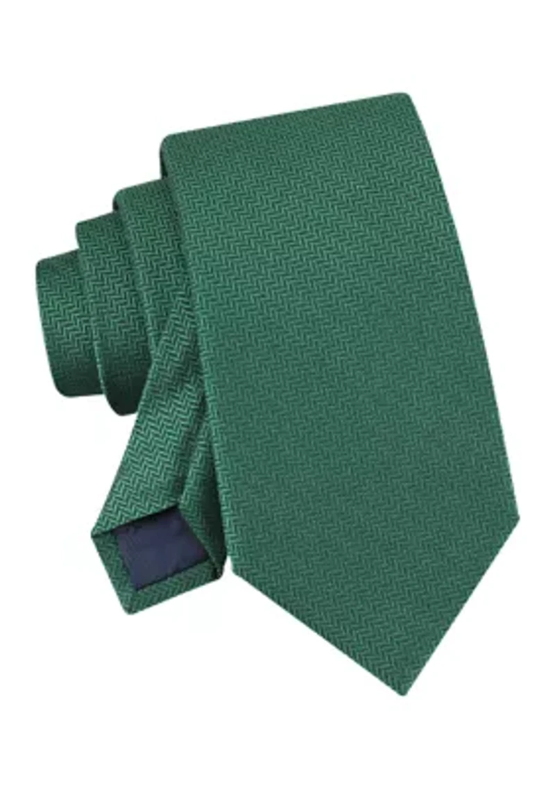 Hazel Herringbone Men's Tie