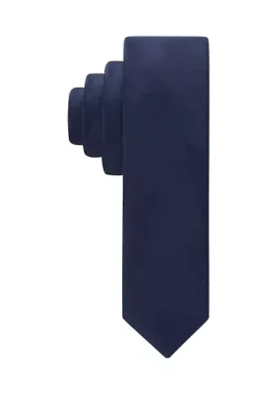 Luxe Solid Slim Width Necktie