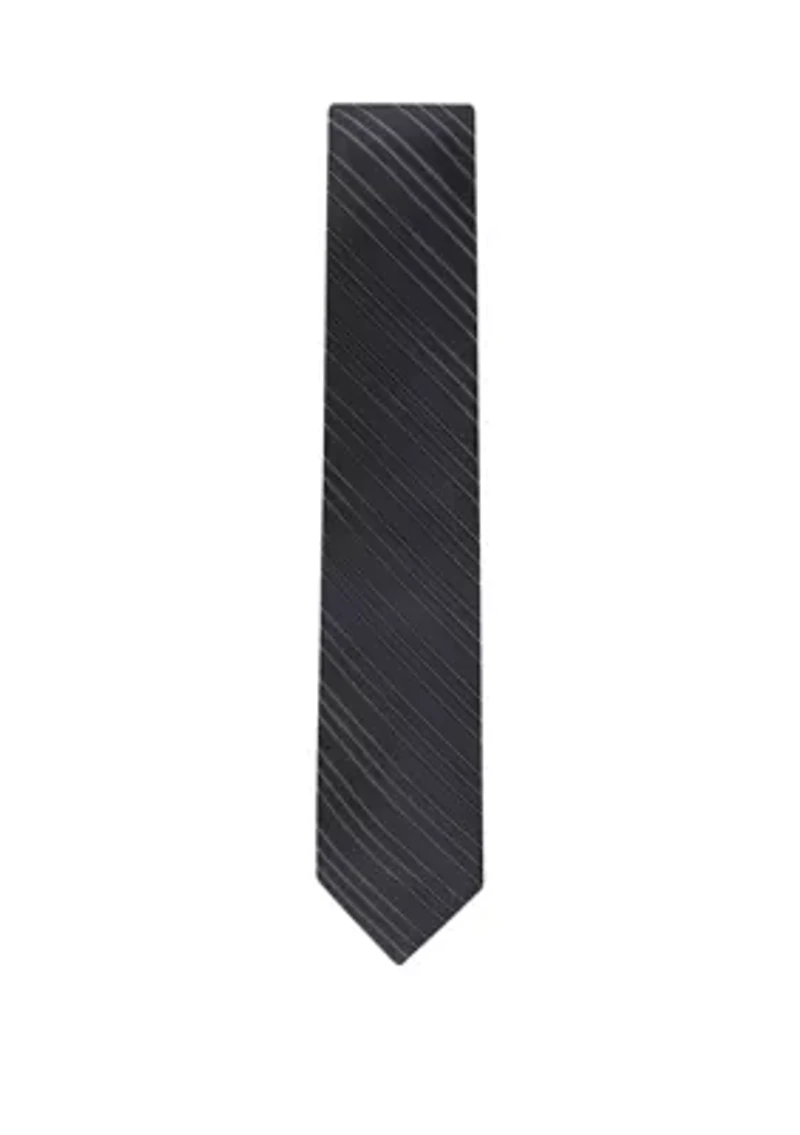 Tonal Pin Stripe Pattern Tie