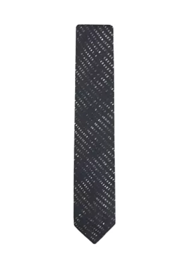 Men's Sleek Printed Geometric Pattern Tie