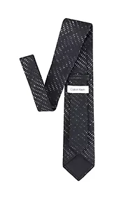 Men's Sleek Printed Geometric Pattern Tie