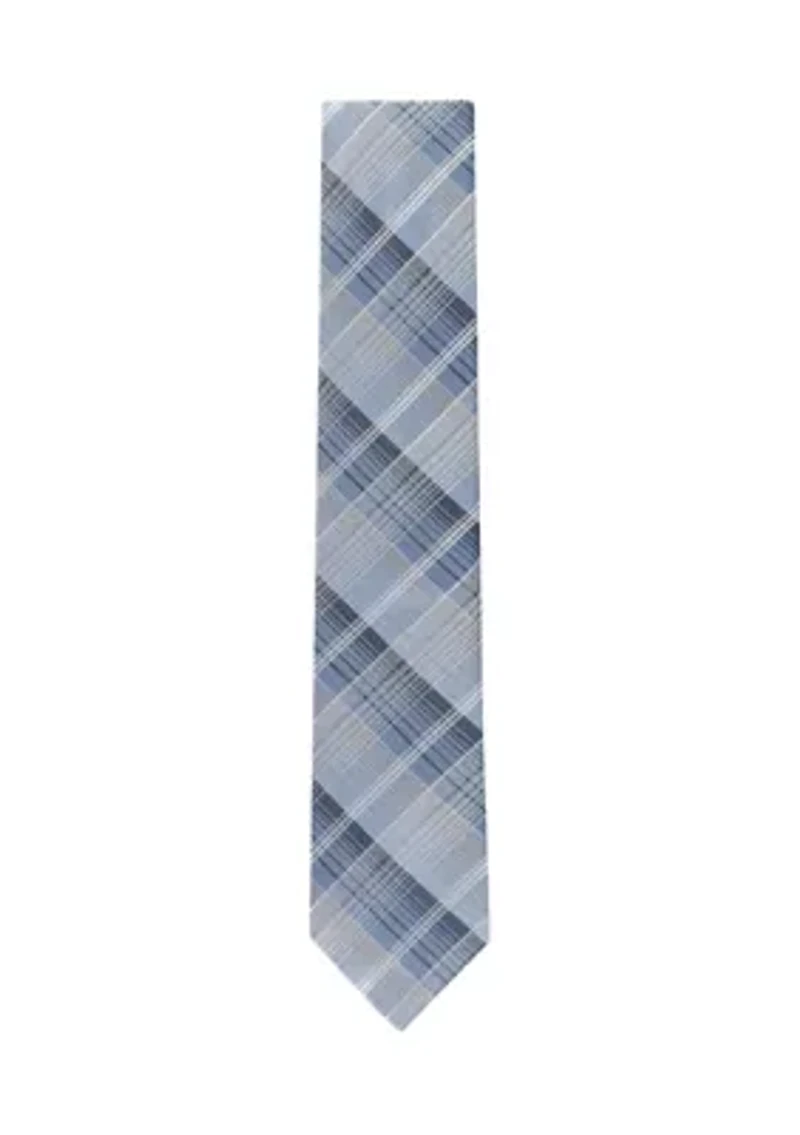 Ombre Plaid Tie